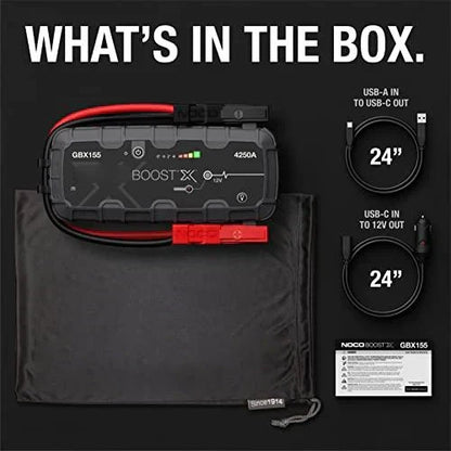 🔥BLACK FRIDAY 49% OFF & Free Shipping💥- Boost X GBX155 4250A Jump Starter for 10.0L Gasoline and 8.0L Diesel Engines